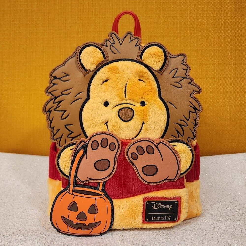 Loungefly Disney Winnie the Pooh Lion Halloween Costume Cosplay Mini Backpack